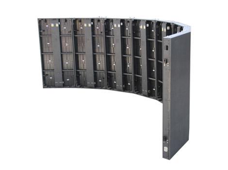 o arrendamento p6.25 exterior curvado conduziu o quadro de avisos da tela de exposição